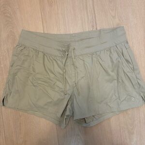 The North Face Aphrodite Motion Shorts Womens Size XL Brown Khaki Shorty